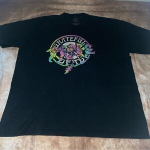 Grateful Dead Black Tee with Colorful Graphic